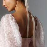 Anthropologie Textured Puff-Sleeve Dress Photo 3