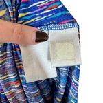 Versus by Gianni Versace Vintage Asymmetrical 90s Pop Art Mini Dress IT38/US2 Blue Size XS Photo 8