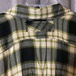 Free People  Pacific Dawn Plaid Shirt Green Top Photo 6