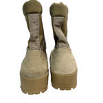 6 Wo's Military Hot weather steel Toe Combat boot, TAN Photo 2