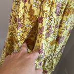 Old Navy Yellow Floral Cami Light Weight Mini Dress Size L Photo 4