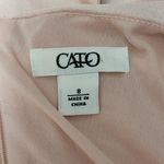 Cato baby pink suedette drop waist sheath dress size 8 Photo 5