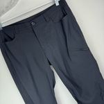Eddie Bauer Womens Sz 14 Rainier Black Crop Capri Pants Utility Hiking Photo 5