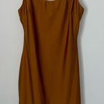 Iris Elegant Metallic‎ Bronze Mini Dress Photo 0