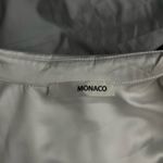 Monaco White Satin mini dress  Photo 6
