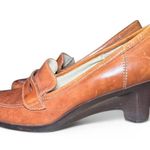 Anne Klein Women's Brown Heeled Loafers size 7M Photo 1