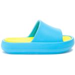NIB J Slides SQUISH Turquoise EVA Beach Slides. Brand New! Size 8 Platform Blue Photo 0
