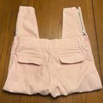 Current/Elliott The Beverly Cropped Tapered Zippered Pants Crystal Pink Size 24 Photo 15