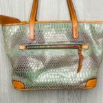 Dooney & Bourke Vintage green metallic  Snakeskin Purse / bag handbag Photo 11