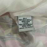 Tibi Valencia Silk Maxi Long Dress Sleeveless White Pink Black Multicolor Size 4 Photo 8