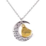 I LOVE YOU Dear Daughter Heart Pendant Necklace Multiple Photo 5