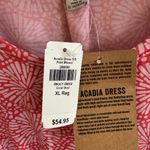 L.L.Bean NWT! Women’s pink coral printed Acadia short sleeve dress XL Photo 3
