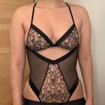 Victoria's Secret VS Cut out Lace backless plunge teddy Bodysuit Photo 4