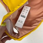 J.Crew NWT  Curved-Waist Cheeky Bikini Bottom Yellow Size Large L NEW Photo 4