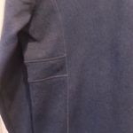 Eddie Bauer  Womens Navy Blue Knit Full‎ Zip Utility Jacket Large Sweater Fleece Photo 7
