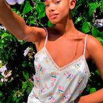 Morgan Lane SET NWT  cami and shorts set in moon gray Photo 1