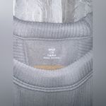 Aerie NWT  Superchill Seamless High Neck Bra Top size Large gray Photo 5