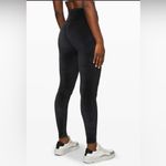Lululemon  Wonder Lounge High-Rise Velvet Leggings 28” Black Size 8 Photo 3