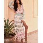 Hemant and Nandita Brio Maxi Dress in White Size Medium Photo 8