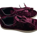 Rebecca Minkoff crushed Velvet Bleecker Too Sneakers Acai size 9.5 Photo 0