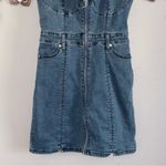 Juicy Couture Sweetheart Neckline Medium Wash Denim Mini Dress Size Medium Photo 2