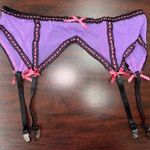 Seven Til Midnight Purple Garter Belt Size Medium/Large Photo 0