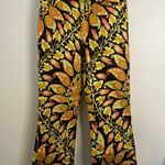 ZARA High Waisted 70s Printed Pants XS Retro Bohemian Photo 12