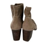 Sole Society  Gray Suede Leather Heeled Booties Ankle Boots 7 Medium Classic Photo 2