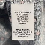 Bobeau Women’s Gray & Pink Polka Dot Tank Top Size XS Oversized Slit In Front Photo 3