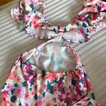 SheIn Dress Floral Cut-Out Mini Photo 2