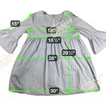 ZARA Trafaluc Collection Babydoll Romper Mini Dress Pale Lavender Cotton Size M Photo 12