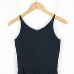 Dress the Population  Iris Slit Crepe Black Gown Maxi Dress Photo 11