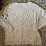 Aerie Tan Zebra Waffle Knit lounge Thermal Top Medium Photo 3