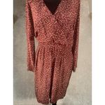 Madewell  kali polka‎ dot dress faux wrap size 8 Long Sleeve Lined Photo 1
