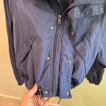 Aerie Offline by Navy Cropped Nylon Blend Utility Jacket Small Photo 2