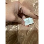 J.Crew The Perfect Shirt Metallic Rose Gold Shine Button Down Blouse Size 6 Photo 5