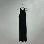 Athleta  Black Well Rested Ribbed Sleep Tank Dress Sz L Photo 1