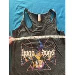 Harley Davidson Tank Top Womens XL Biker Motorcyle Tank Graphic Print Hogs Black Photo 1