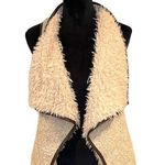 Pomelo open front Sherpa vest Tan Size undefined Photo 0