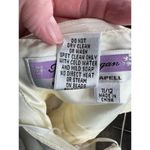 Adrianna Papell dress strapless formal cream jeweled sheer tired skirt Photo 8