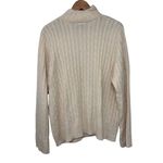 Jessica London Cream Buckle Trim Cable Knit Sweater Size 18/20 Photo 1