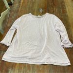NWT J.Jill Love Linen Pale Orchid Top Size Large Purple Photo 1