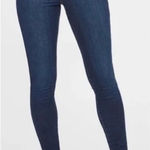 Spanx  Blue denim skinny jeans shapewear slimming mid rise pants Photo 0
