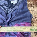 Lela‎ Rose Neiman Marcus for Target Cotton Silk Floral Midi Dress Size 6 Purple Photo 7