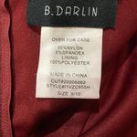 B Darlin Maroon Red Dress Lace Detail Women’s Size Medium Semi-Formal Design Polyester! Photo 2