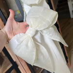 River Island off shoulder bows top scuba long sleeve blouse coquette ASOS Photo 9