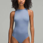 Lululemon  Wundermost Light Blue Bodysuit Photo 3