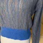 Veronica Beard Mohair & Alpaca Riola Cable-Knit Sweater Size Medium Photo 4