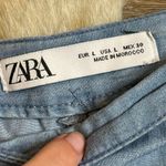 ZARA Blue Wrap Ruffle Mini Skort Photo 1