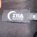 Zyia black long sleeve Henley athletic S sporty shirt Photo 2